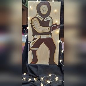 12x24 Original Acrylic Painting "The Colors of Han Solo"